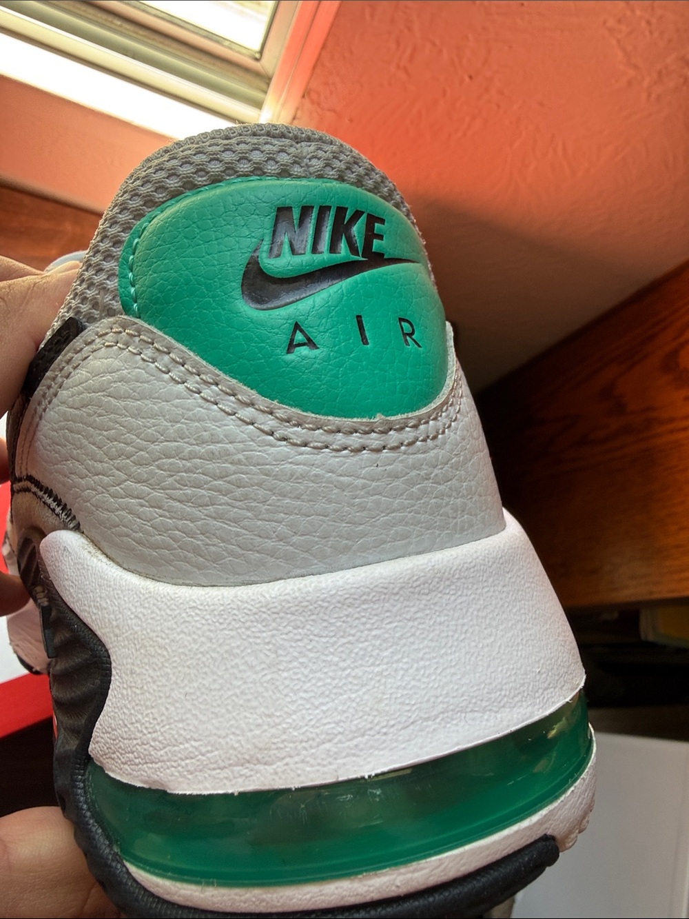 Nike Men’s Gray, Black and Teal Air Max Sneakers - Picture 2 of 6